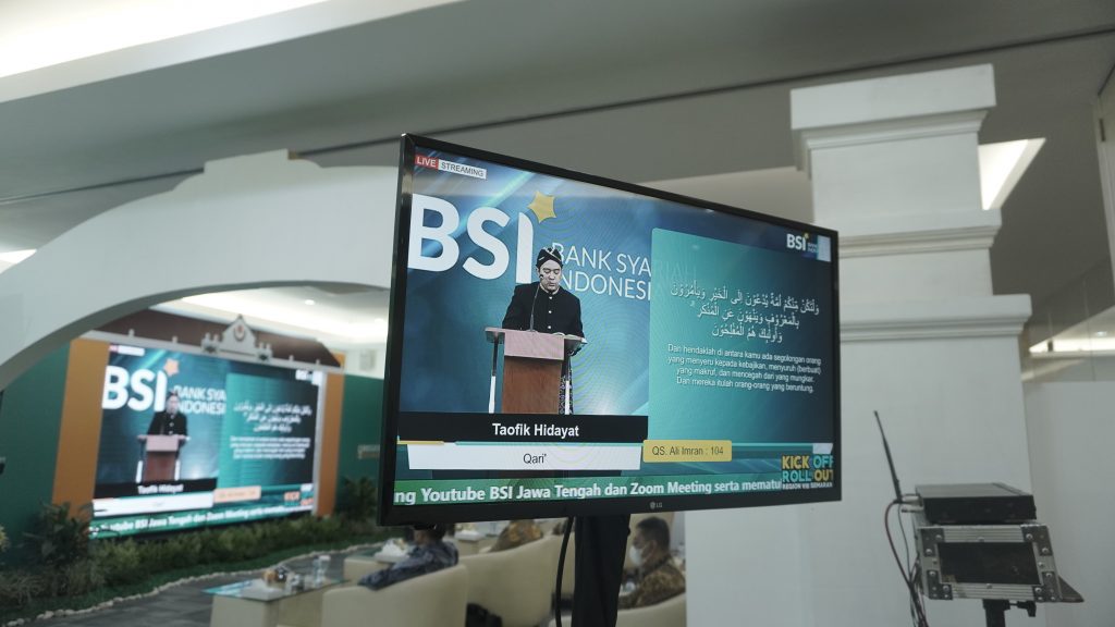Bank Syariah Indonesia | BSI | jasa live streaming semarang | jasa video shooting semarang | java mice pro